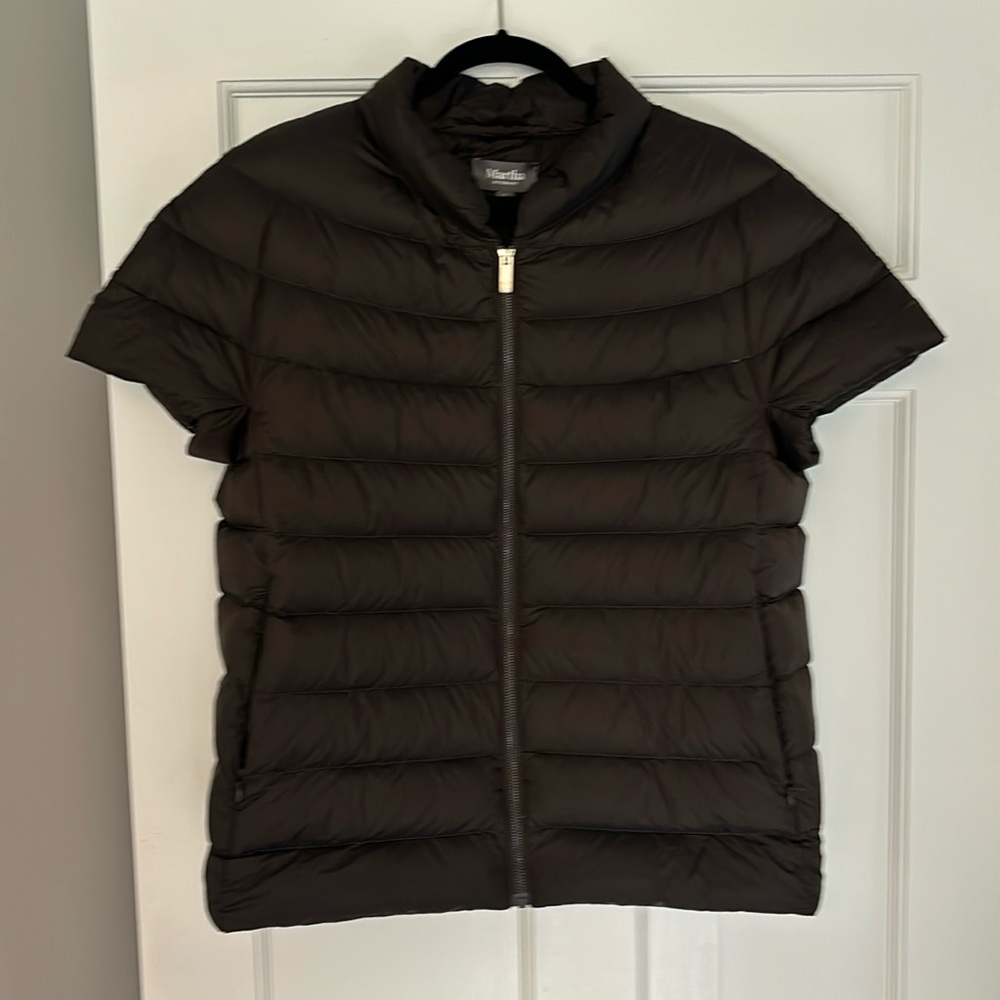 Martha Stewart Short-sleeved Down Puffer Vest